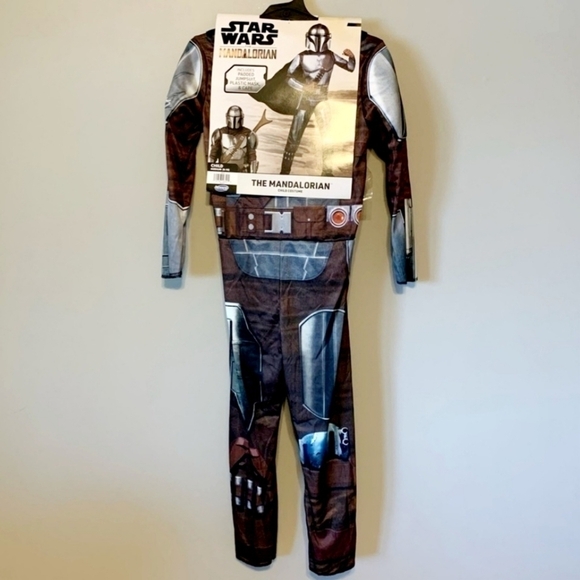 NWT STAR WARS The Mandalorian Halloween Costume Cosplay Child Large (12-14) New - Picture 2 of 8